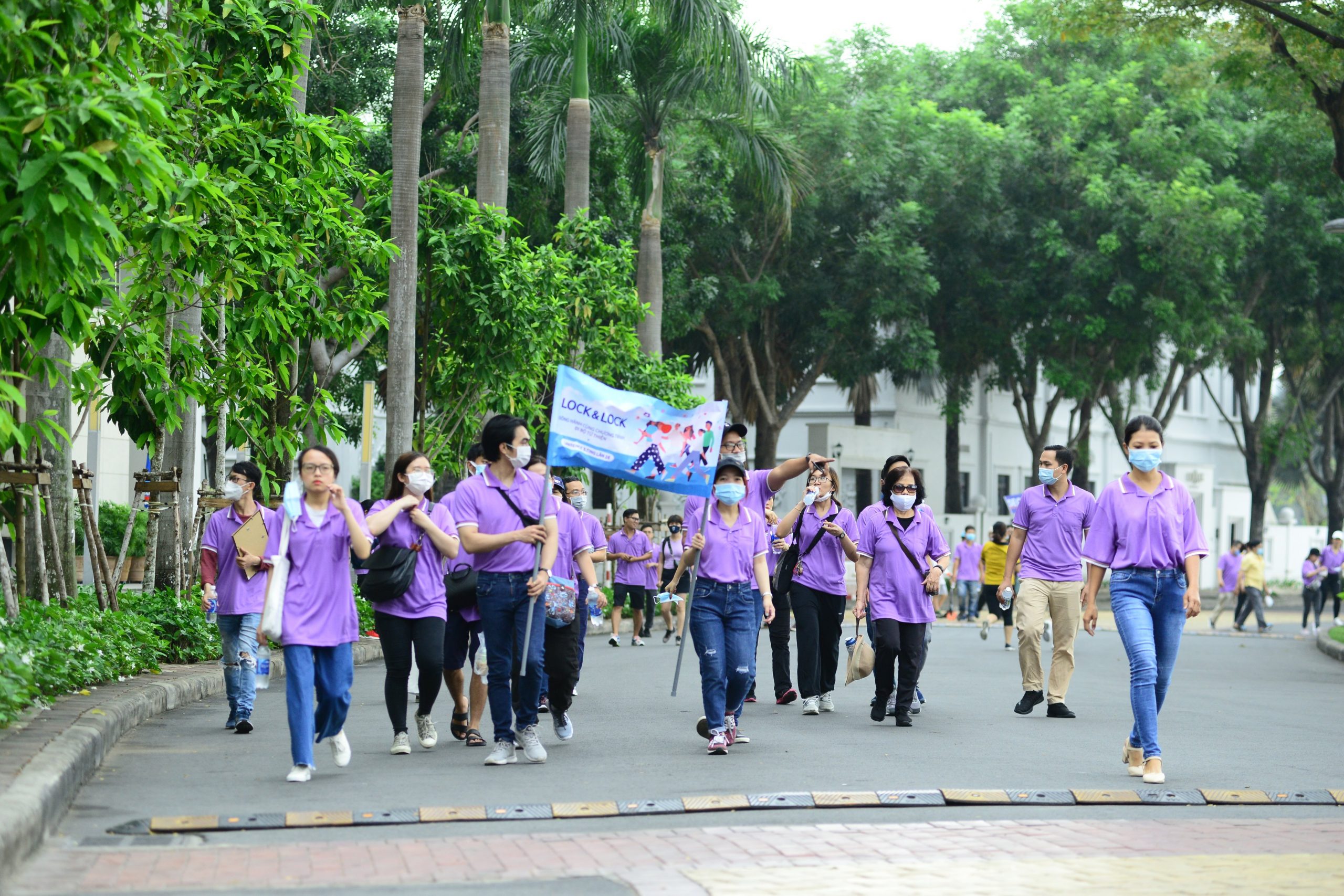 Hô Chi Minh-Ville La marche caritative Lawrence S Ting pour soutenir les plus démunis